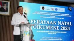 Rayakan Natal Bersama Warga Tapanuli Utara, Menko Polkam Tegaskan Negara Hadir dan Peduli