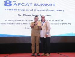 Bima Arya Terima Penghargaan APCAT atas Dedikasi Pengendalian Tembakau di Kawasan Asia Pasifik