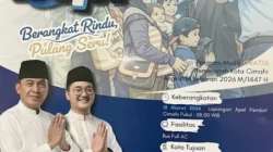 Buruan Daftar! Pemkot Cimahi Gratiskan 720 Tiket Mudik Lebaran 2026