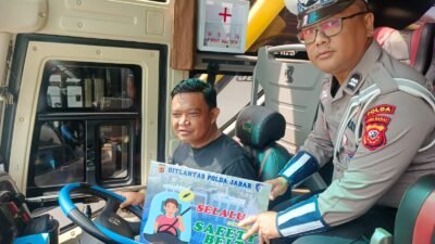 Polda Jabar Gelar Ramp Check dan Edukasi Ojek Online dalam Operasi Keselamatan Lodaya 2026