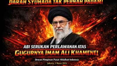 Darah Syuhada Tak Pernah Padam! ABI Serukan Perlawanan atas Gugurnya Imam Ali Khamenei