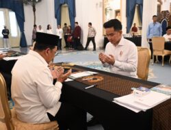 Presiden Prabowo dan Wapres Gibran Tunaikan Zakat Melalui Baznas di Istana Negara