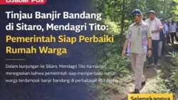 Tinjau Banjir Bandang di Sitaro, Mendagri Tito: Pemerintah Siap Perbaiki Rumah Warga