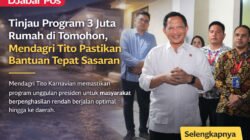 Tinjau Program 3 Juta Rumah di Tomohon, Mendagri Tito Pastikan Bantuan Tepat Sasaran