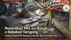 Penertiban PKL dan Bangli di Babakan Tarogong, Upaya Satpol PP Respons Banjir dan Kemacetan