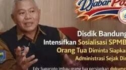 Disdik Bandung Intensifkan Sosialisasi SPMB, Orang Tua Diminta Siapkan Administrasi Sejak Dini