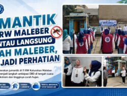 Jumantik di 11 RW Maleber Dipantau Langsung Lurah Maleber, DBD Jadi Perhatian