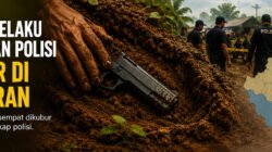 Pelarian Pelaku Penembakan Polisi Berakhir di Pesawaran