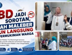 DBD Jadi Sorotan, Lurah Maleber Turun Langsung Sisir Permukiman Warga