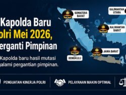 Daftar Lengkap 9 Kapolda Baru Hasil Mutasi Kapolri Mei 2026, Jabar hingga Sulteng Berganti Pimpinan