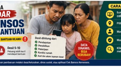 Banyak Warga Baru Sadar Desil Bansos Pengaruhi Bantuan