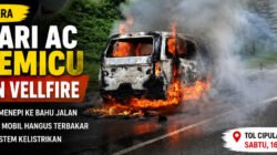Asap dari AC Jadi Awal Kebakaran Vellfire di Cipularang