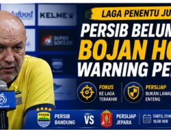 Persib Belum Aman, Bojan Hodak Warning Persijap Jelang Laga Penentu