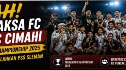 Pecah! Garudayaksa FC Eks PSKC Cimahi Juara Pegadaian Championship Usai Drama Penalti