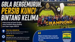 GBLA Bergemuruh, Persib Kunci Bintang Kelima