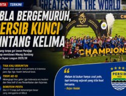 GBLA Bergemuruh, Persib Kunci Bintang Kelima