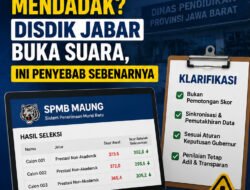 Nilai SPMB Maung Turun Mendadak? Disdik Jabar Buka Suara, Ini Penyebab Sebenarnya