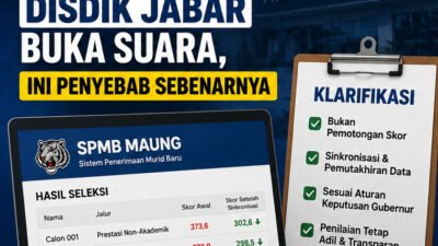 Nilai SPMB Maung Turun Mendadak? Disdik Jabar Buka Suara, Ini Penyebab Sebenarnya