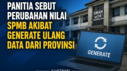 Panitia Sebut Perubahan Nilai SPMB Akibat Generate Ulang Data dari Provinsi