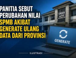 Panitia Sebut Perubahan Nilai SPMB Akibat Generate Ulang Data dari Provinsi
