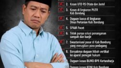 Poster “Rapot Merah Bupati Bandung” Viral, 14 Poin Kinerja Disorot Publik
