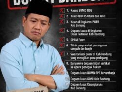 Poster “Rapot Merah Bupati Bandung” Viral, 14 Poin Kinerja Disorot Publik