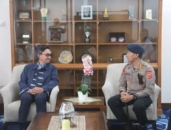 Dansat Brimob Jabar yang Baru Mulai Bangun Koordinasi Strategis dengan BI Jabar