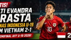 Dramatis! Penalti Evandra Florasta di Menit Akhir Antar Timnas Indonesia U-19 ke Semifinal AFF 2026
