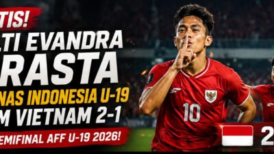 Dramatis! Penalti Evandra Florasta di Menit Akhir Antar Timnas Indonesia U-19 ke Semifinal AFF 2026