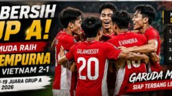 Sapu Bersih Grup A! Garuda Muda Raih 9 Poin Sempurna Usai Tekuk Vietnam