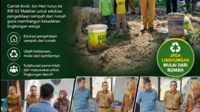 Tak Sekadar Monitoring, Camat Andir Edukasi Warga Maleber Kelola Sampah dari Rumah
