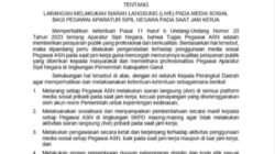 Bupati Garut Larang ASN Live di Media Sosial Saat Jam Kerja, Ini Dasar Hukumnya
