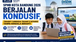 Pelaksanaan SPMB Kota Bandung 2026 Berjalan Kondusif, Tahap 1 hingga Tahap 2 Nyaris Tanpa Kendala Berarti