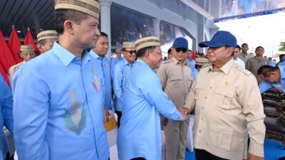Prabowo Hadiri PENAS XVII di Gorontalo, 50 Ribu Petani dan Nelayan Padati Sport Center Limboto