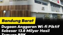 BPK Sorot Anggaran Layanan WiFi Publik KBB Rp13,8 Miliar