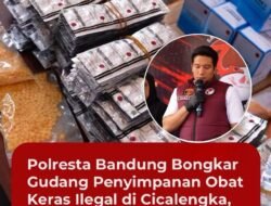 Digerebek! Gudang Obat Keras Ilegal 784 Ribu Butir di Cicalengka Dibongkar  Polresta Bandung