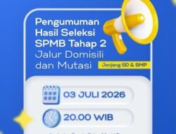 Malam Ini Penentuan! Hasil SPMB Tahap 2 Kota Bandung Diumumkan Pukul 20.00 WIB