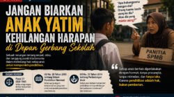 Jangan Biarkan Anak Yatim Kehilangan Harapan di Depan Gerbang Sekolah