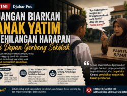 Jangan Biarkan Anak Yatim Kehilangan Harapan di Depan Gerbang Sekolah