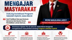Roni Maulana Arsy Luncurkan Gerakan Wartawan Mengajar Masyarakat, Ajak Wartawan Djabar Pos Sosialisasikan Sekolah Hybrid