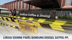 Disegel! Sixnine Padel Bandung Tebang 10 Pohon Mahoni Di Jalan Riau