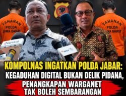 Kompolnas Ingatkan Polda Jabar: “Kegaduhan Digital Bukan Delik Pidana”