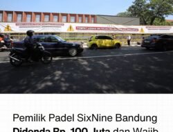 TEGAS! Pemilik Lapangan Padel Sixnine Bandung Disanksi Rp100 Juta Karena Tebang Pohon