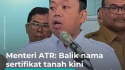 Balik Nama Tanah Ditarget 10 Hari: BPN Mau Kebut Layanan, BPHTB Dipangkas Jadi 3 Hari