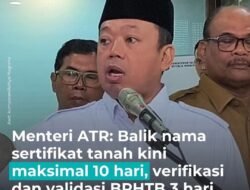Balik Nama Tanah Ditarget 10 Hari: BPN Mau Kebut Layanan, BPHTB Dipangkas Jadi 3 Hari
