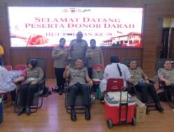 Setetes Darah Untuk  Kemanusiaan,   Polwan Polda Jabar Gelar Donor Darah Dalam Rangka HUT Polwan ke-78