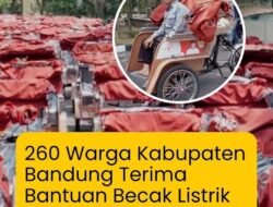 260 Warga Terima Bantuan Becak Listrik dari Presiden Prabowo
