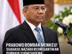 Presiden Prabowo Lantik Suahasil Nazara Jadi Menteri Keuangan 