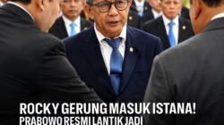 GEGER! Rocky Gerung Resmi Masuk Istana Dilantik Jadi Wantimpres Prabowo