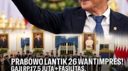 RESMI! Prabowo Lantik 26 Wantimpres, Gaji Rp17,5 Juta + Fasilitas